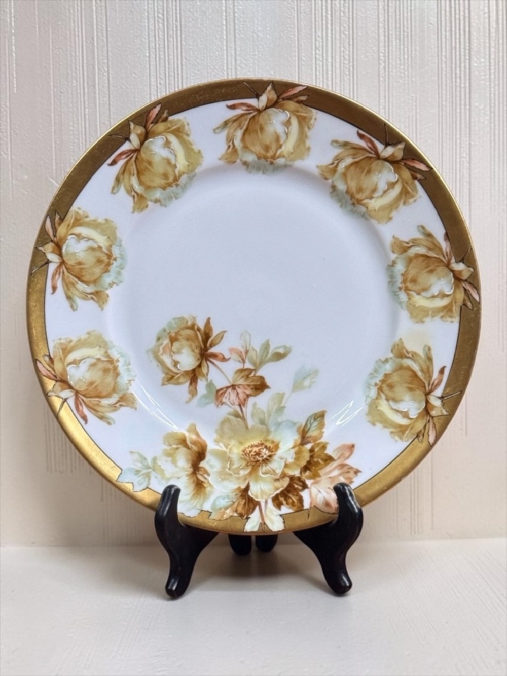 OHME Silesia Vintage Collectible Floral Plate